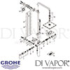 Grohe Euphoria System 230 Shower System Thermostat Spares